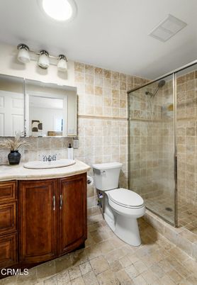 Bathroom, Glass Shower, Interior, Tile Countertops