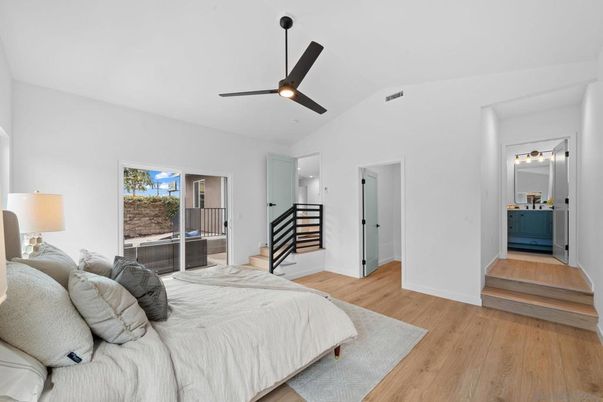 Bedroom, Interior, Wood Texture Flooring