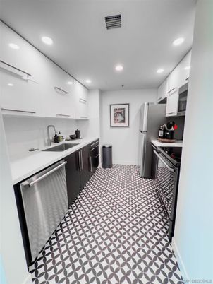 Interior, Kitchen, Recessed Lighting, Stainless Steel Appliances