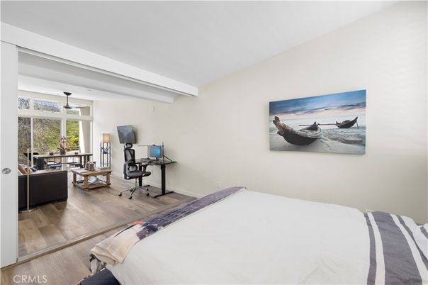 Bedroom, Home Office, Interior, Wood Texture Flooring