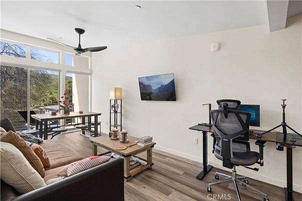 Home Office, Interior, Wood Texture Flooring