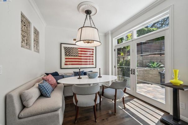 Dining room, Interior, Wood Texture Flooring