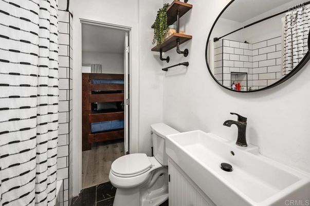 Bathroom, Interior, Wood Texture Flooring
