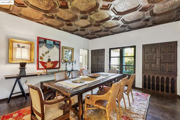 Dining room, Interior, Wood Texture Flooring