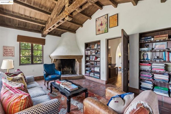 Fireplace, Interior, Living room, Wooden Beams, Wooden Ceilings