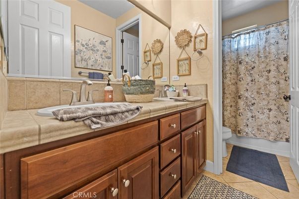 Bathroom, Dual Sink Vanities, Interior, Tile Countertops
