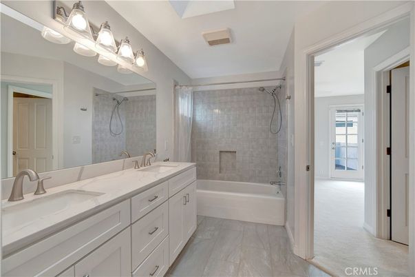 Bathroom, Dual Sink Vanities, Glass Shower, Interior