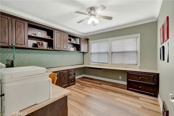 Home Office, Interior, Wood Texture Flooring