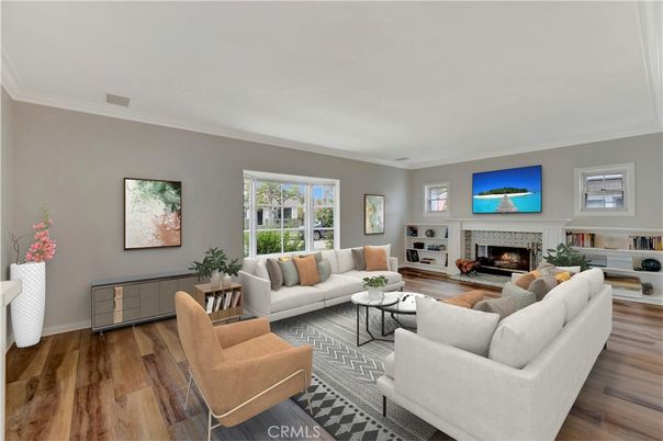 Fireplace, Interior, Living room, Wood Texture Flooring