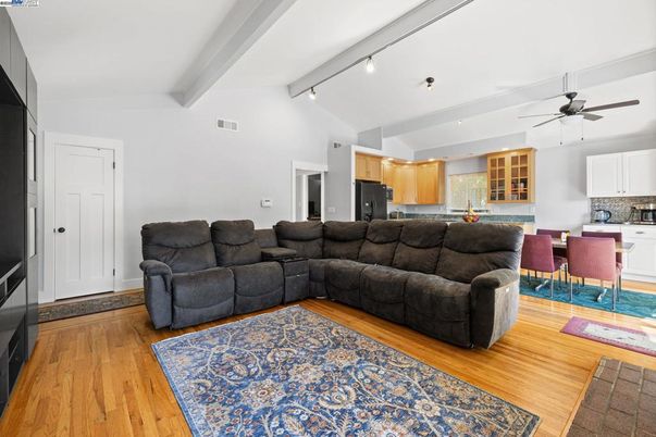 Dining room, Interior, Kitchen, Living room, Wood Texture Flooring