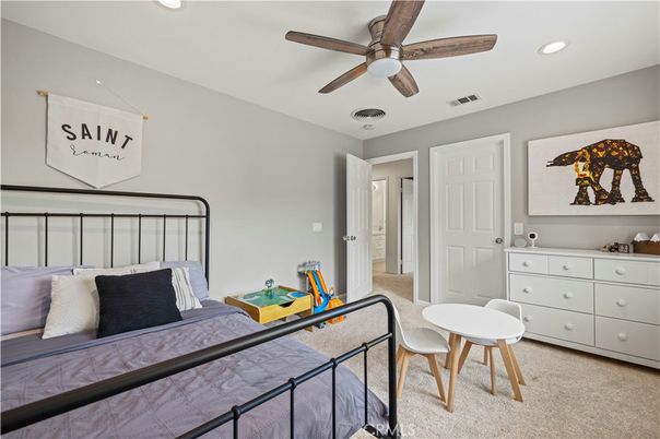 Bedroom, Interior, Recessed Lighting