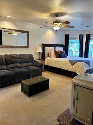 Bedroom, Interior, Recessed Lighting