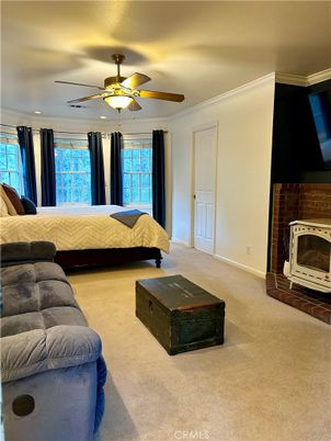 Bedroom, Fireplace, Interior, Stone Walls