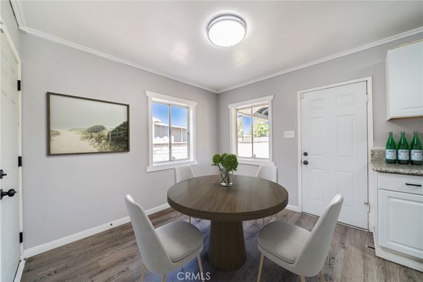 Dining room, Interior, Wood Texture Flooring