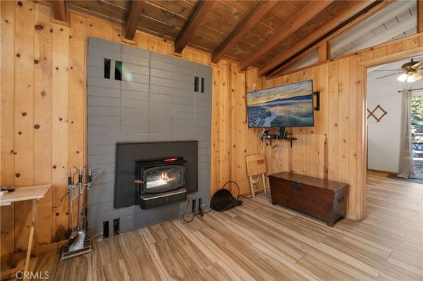 Fireplace, Interior, Wooden Beams, Wooden Ceilings, Wood Texture Flooring, Wooden Walls