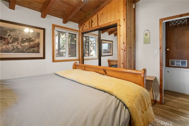Bedroom, Interior, Wooden Beams, Wooden Ceilings, Wood Texture Flooring