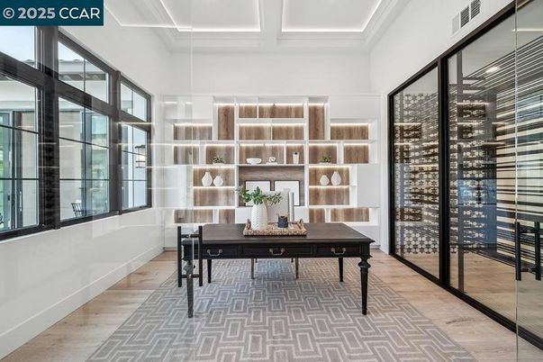 Home Office, Interior, Wood Texture Flooring