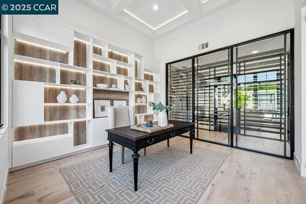 Interior, Recessed Lighting, Wine Storage, Wood Texture Flooring