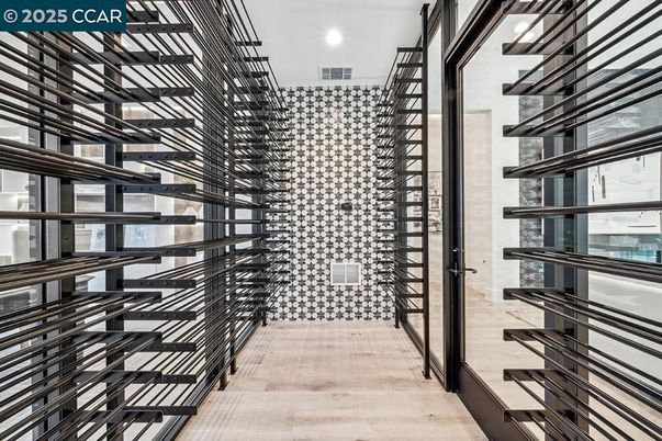 Interior, Recessed Lighting, Wine Storage, Wood Texture Flooring