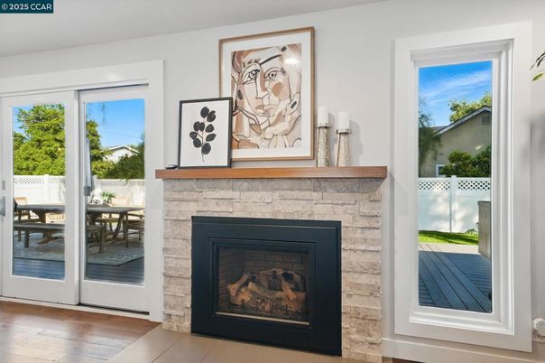 Fireplace, Interior, Wood Texture Flooring