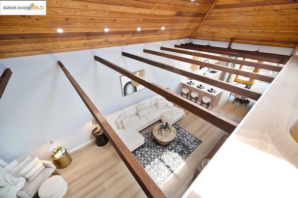 Interior, Recessed Lighting, Wooden Beams, Wooden Ceilings, Wood Texture Flooring
