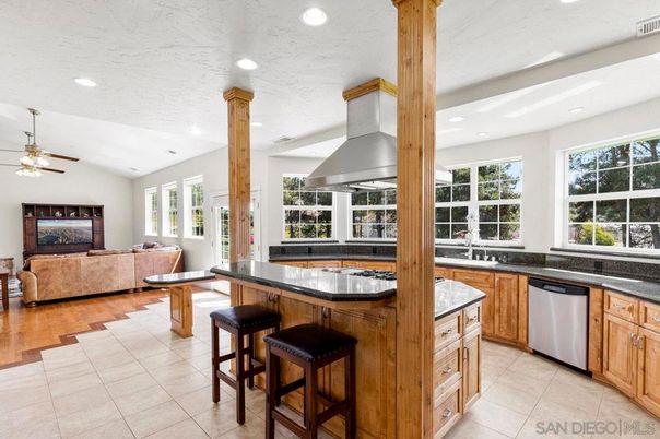 Interior, Kitchen, Living room, Recessed Lighting, Stainless Steel Appliances