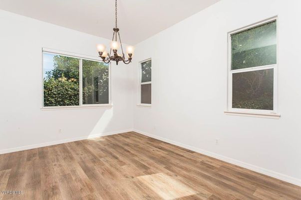 Chandelier, Empty room, Interior, Pendant Lights, Wood Texture Flooring