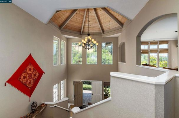 Chandelier, Interior, Wooden Beams, Wooden Ceilings