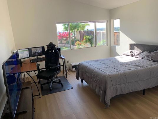 Bedroom, Home Office, Interior, Wood Texture Flooring