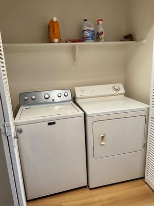 Interior, Utility Closets, Washer, Wood Texture Flooring