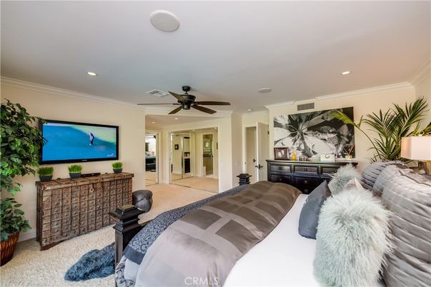 Bedroom, Interior, Recessed Lighting