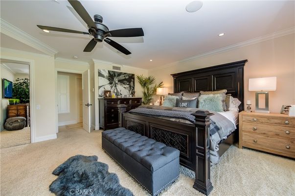 Bedroom, Interior, Recessed Lighting