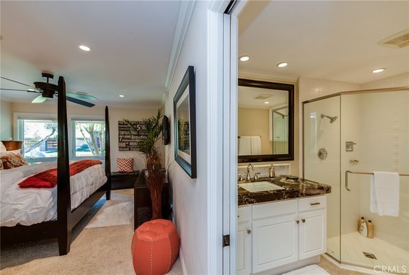 Bathroom, Bedroom, Glass Shower, Interior, Recessed Lighting