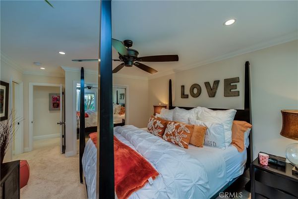 Bedroom, Interior, Recessed Lighting