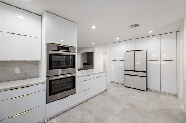 Interior, Kitchen, Recessed Lighting, Stainless Steel Appliances
