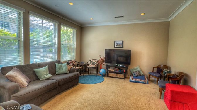 Interior, Living room, Recessed Lighting
