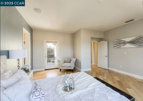 Bedroom, Interior, Wood Texture Flooring