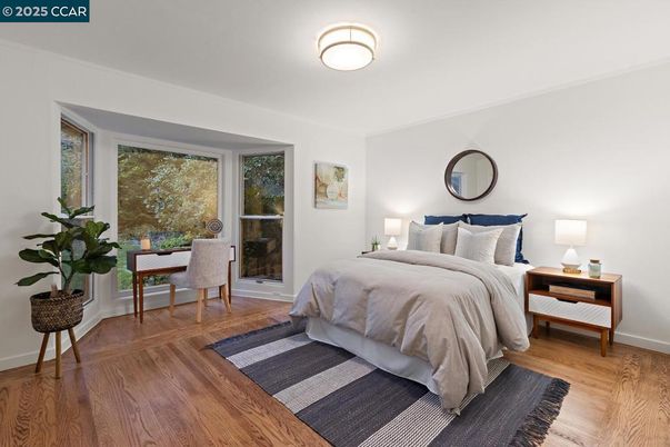 Bedroom, Home Office, Interior, Wood Texture Flooring