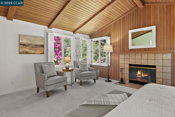 Fireplace, Interior, Living room, Wooden Beams, Wooden Ceilings, Wooden Walls