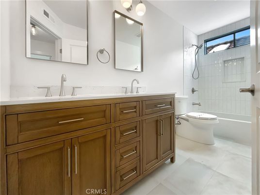 Bathroom, Dual Sink Vanities, Glass Shower, Interior