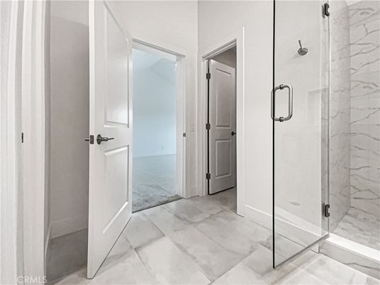 Bathroom, Glass Shower, Interior, Marble, Marble Walls