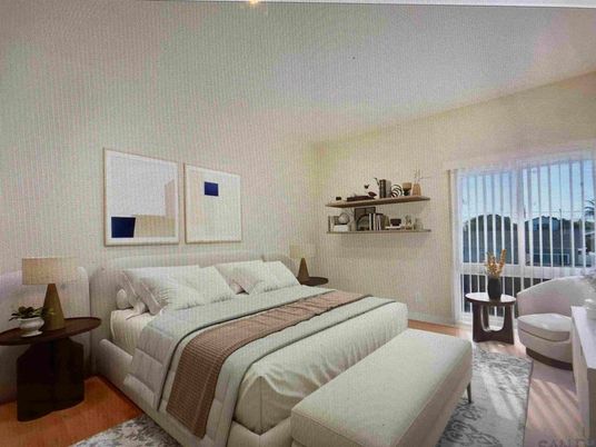 Bedroom, Interior, Wood Texture Flooring