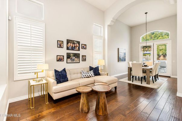 Dining room, Interior, Living room, Pendant Lights, Wood Texture Flooring