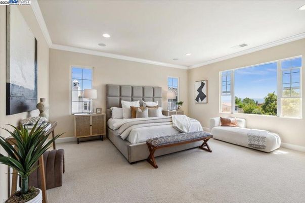 Bedroom, Interior, Recessed Lighting