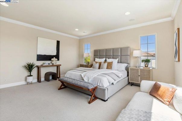 Bedroom, Interior, Recessed Lighting
