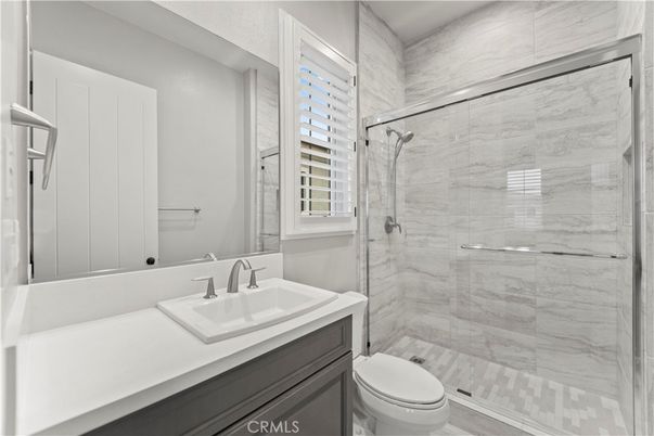 Bathroom, Glass Shower, Interior, Marble Walls