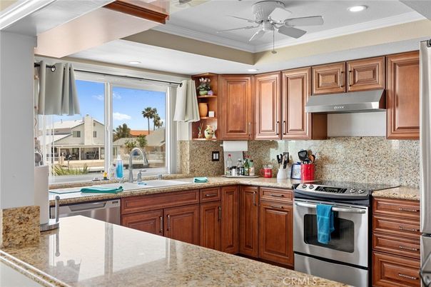 Interior, Kitchen, Recessed Lighting, Stainless Steel Appliances