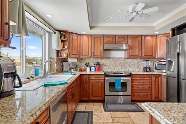 Interior, Kitchen, Recessed Lighting, Stainless Steel Appliances