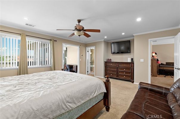 Bedroom, Interior, Recessed Lighting