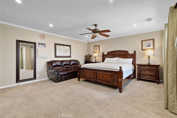 Bedroom, Interior, Recessed Lighting